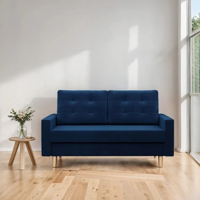 Dvojmiestna pohovka BLANK Elegant rozkladacia, granátová