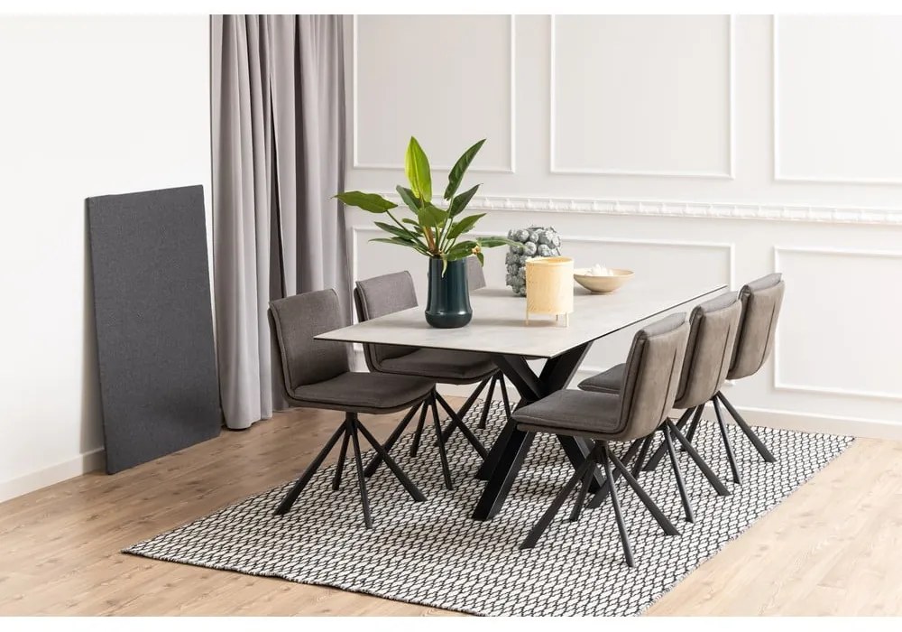 Sivá jedálenská stolička Flynn – Actona