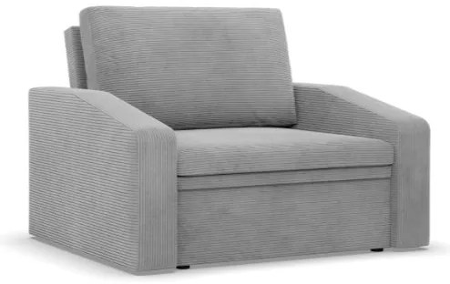 Kreslo ORBIT Poso rozkladacie, svetlosivé