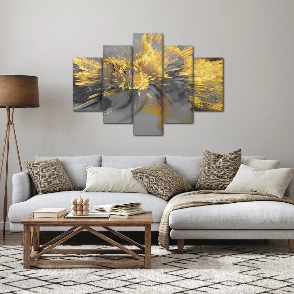 Obraz - Zlatá expanzia (150x105 cm)