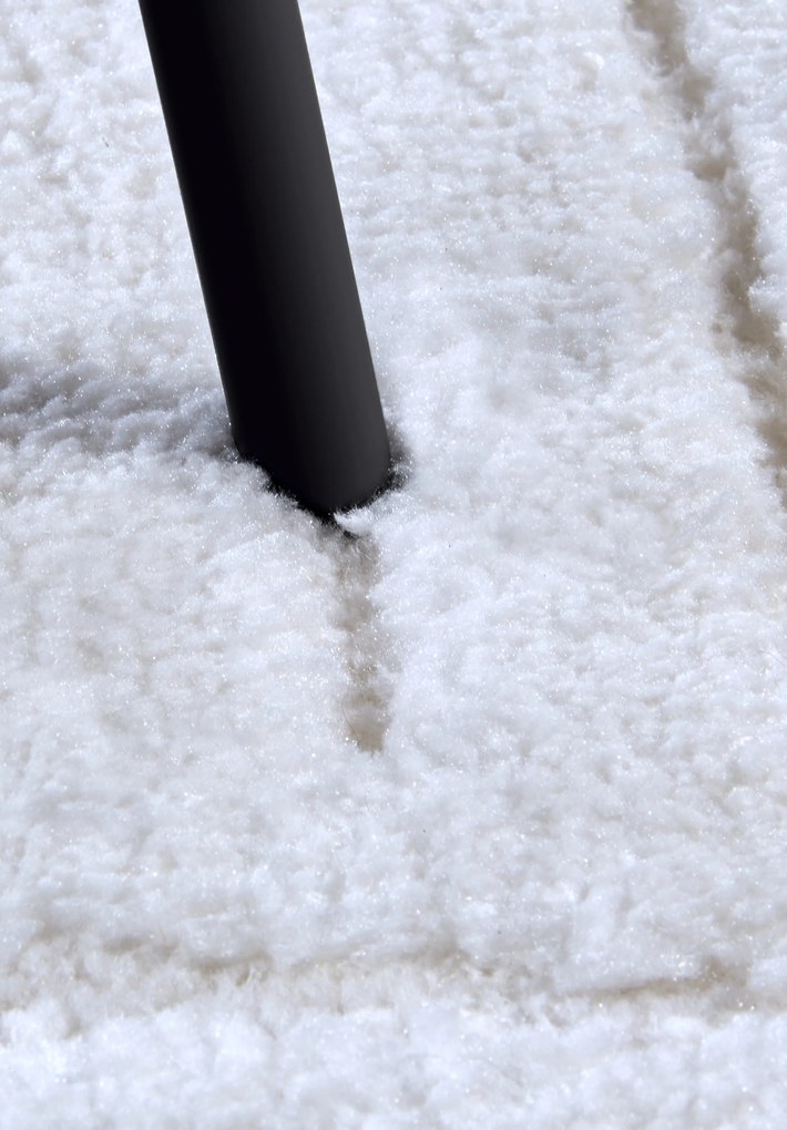 ELLE Decoration, AKCIA: 200x200 (průměr) kruh cm Kusový koberec New York 106203 White kruh, biela, chodba / predsieň