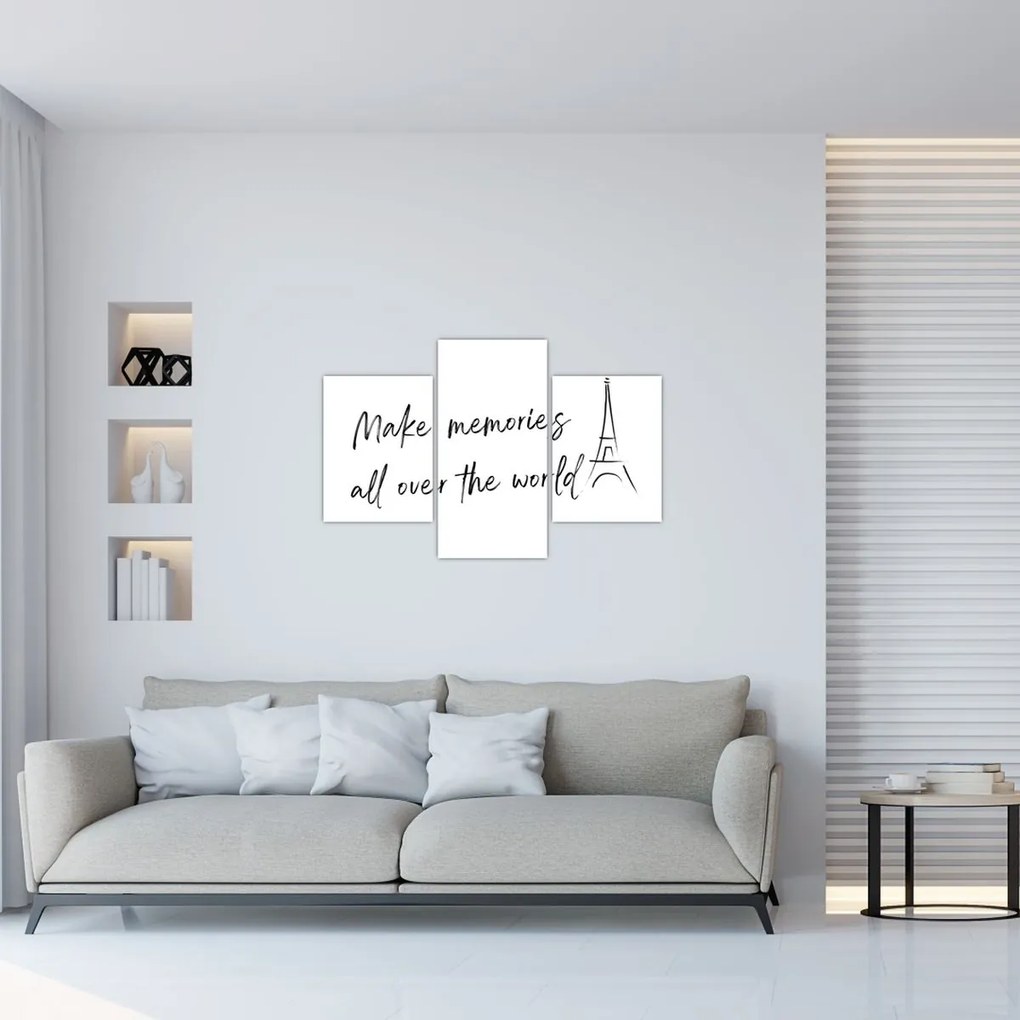 Obraz - Make memories (90x60 cm)