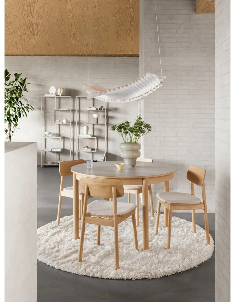 Sivá knižnica 77x185x35 cm Seaford – Actona