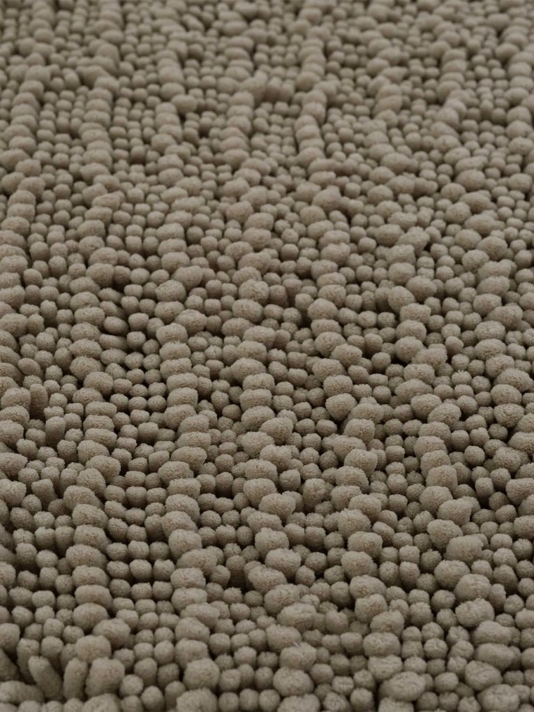Kúpeľňová predložka 40×60 cm - Lisa tmavo béžová