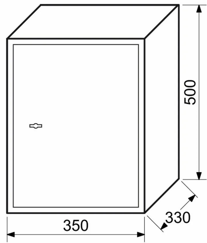 Oceľový trezor s mechanickým zámkom RS.50.K