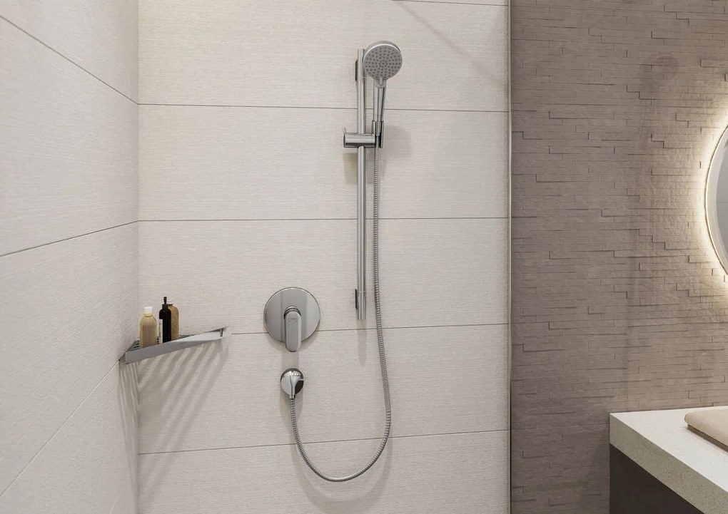 Hansgrohe AddStoris, košík do rohu, chrómová, HAN-41741000