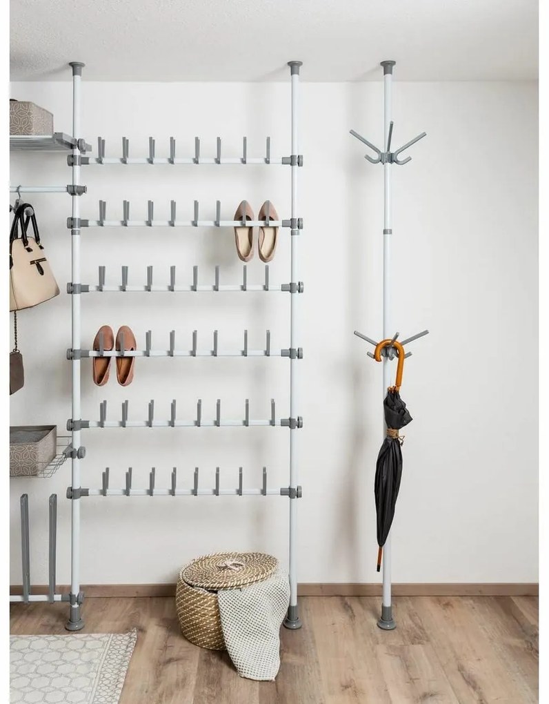 Wenko Súprava 2 trojháčikov Herkules, sivá