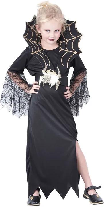 MaDe Karnevalový kostým Čierna vdova B 120 - 130cm