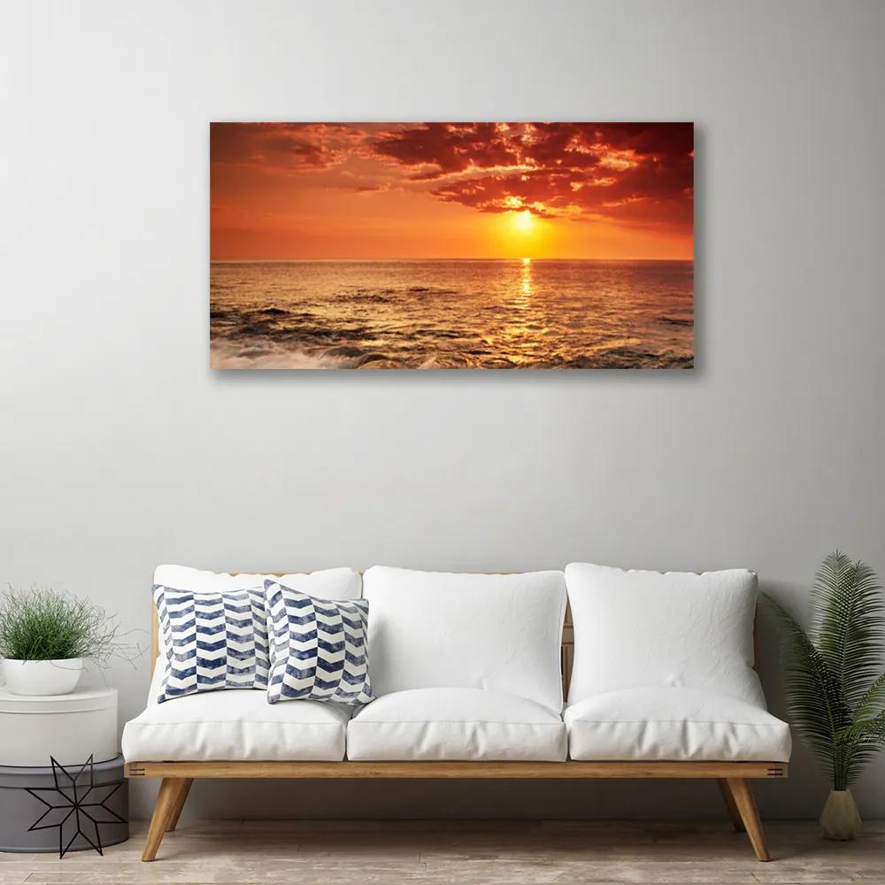 Obraz Canvas More slnko krajina 120x60 cm