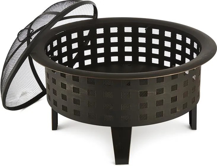 Blumfeldt Boston, ohnisko, misa na oheň, Ø 60 cm, oceľ, čiernené