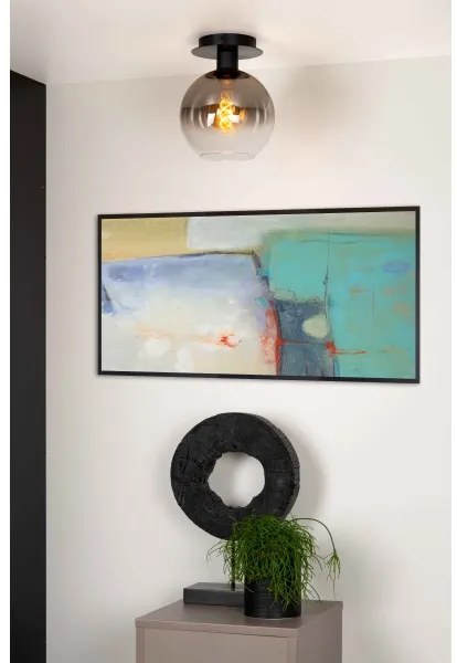 Lucide 74114/01/30 - Stropné svietidlo MARIUS 1xE27/40W/230V čierna