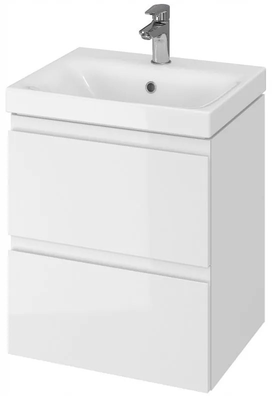 Cersanit Moduo, závesná skrinka pod umývadlo 50cm, biela, S929-012