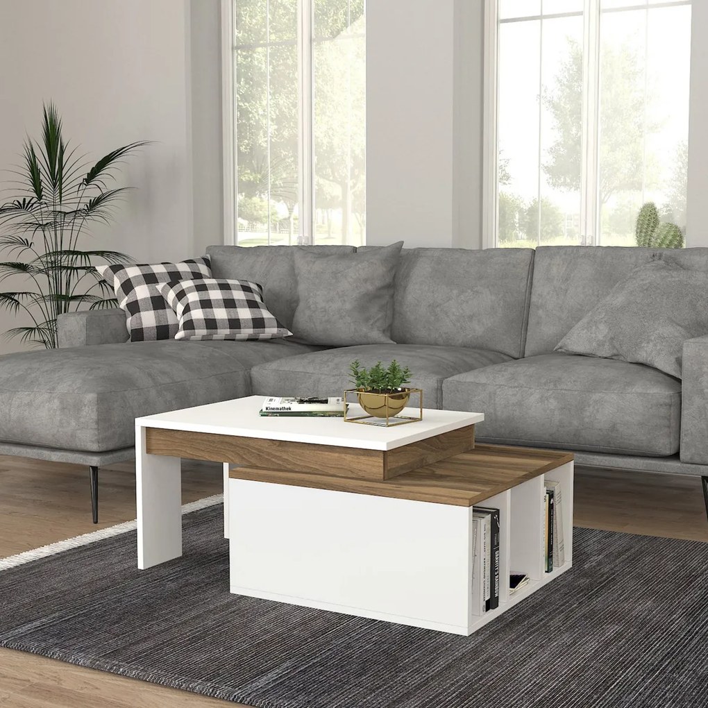 Konferenčný stolík Kolarado White Walnut