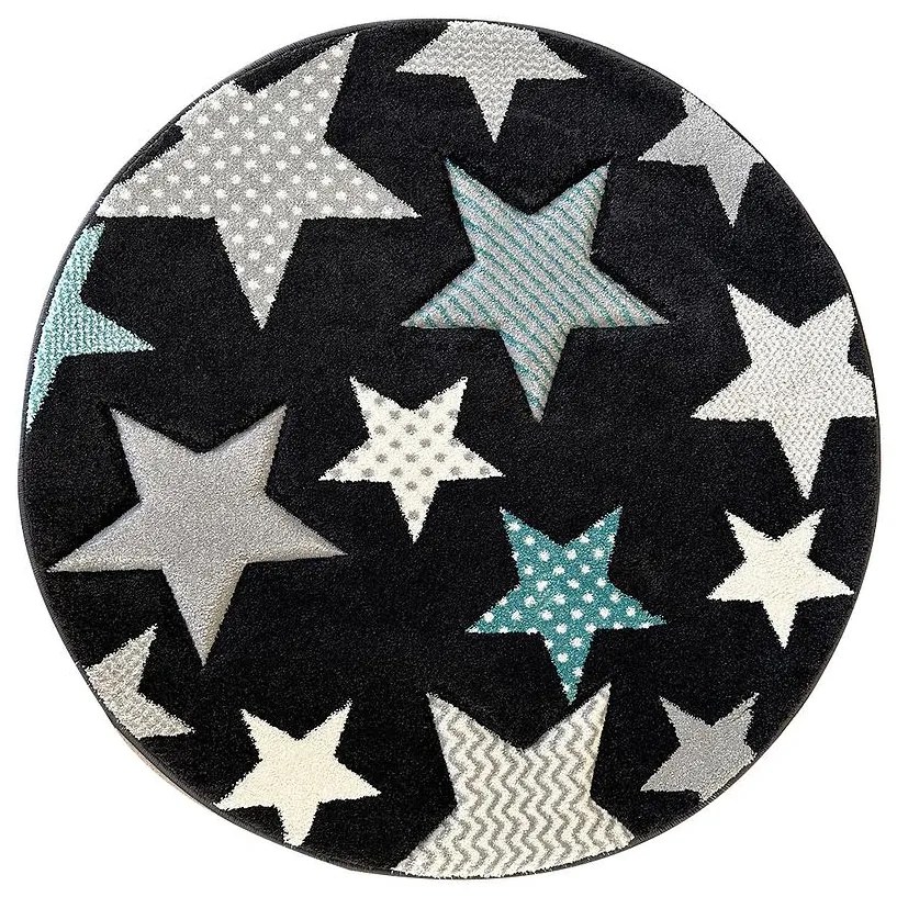 Koberec Pastel Kids 1,2/1,2 49GSG antracit