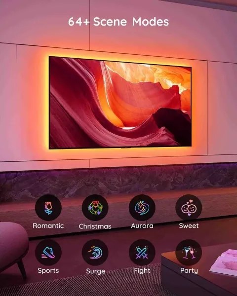 Govee - SMART LED RGB podsvietenie pre TV 46-60"