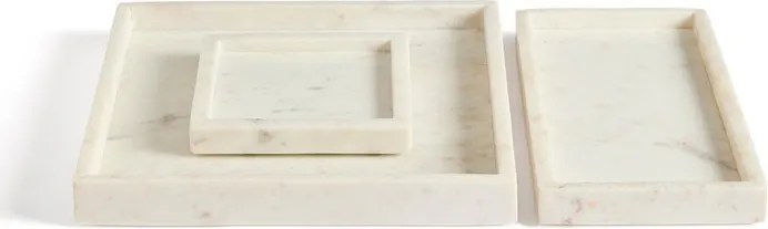 Mramorová dekoratívna tácka 35x35 cm Serela – Kave Home