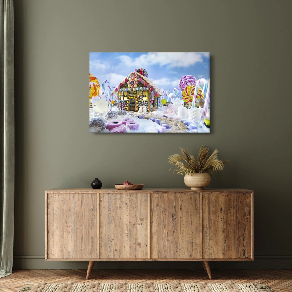 Obraz - Perníková chalúpka (90x60 cm)
