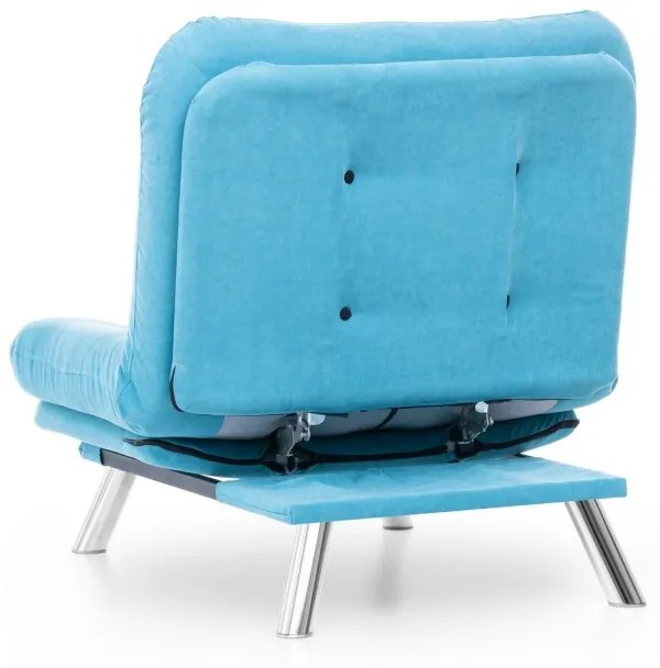 Skladacie kreslo Solo I tyrkysové
