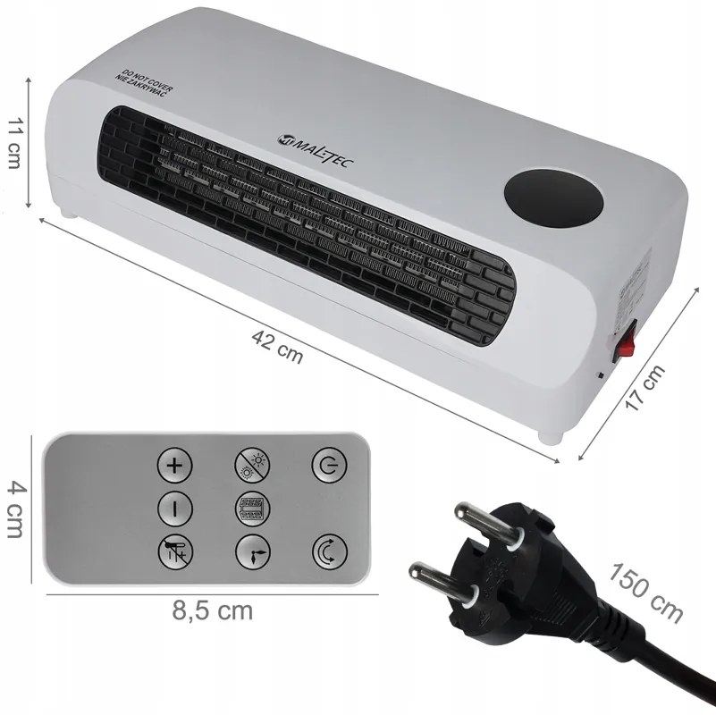 Elektrická vzduchová clona MalTec PT3800Wt