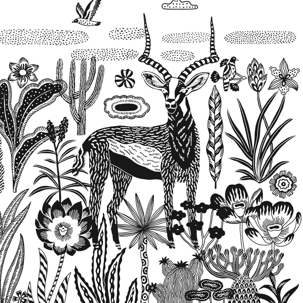 Kreatívna súprava kyanotypie - Noc v savane