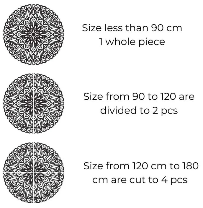 Drevená mandala na stenu – elegantná dekorácia I SENTOP PR0249