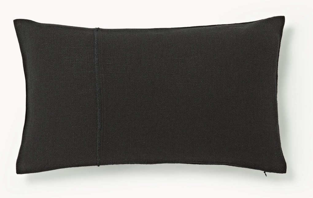 Ručne tkaný poťah na vankúš s ozdobným švom Terre