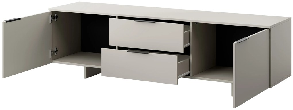 Cama Béžový TV stolík Alma 2D2S