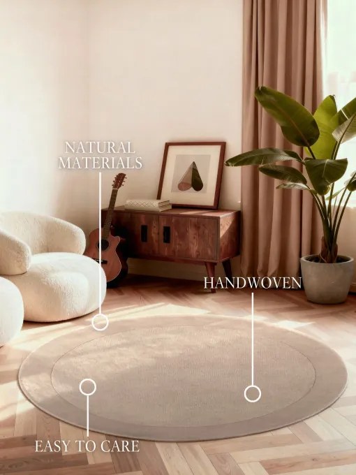 Koberec Villeroy & Boch Kollektion 1812 Kivi Beige kruh