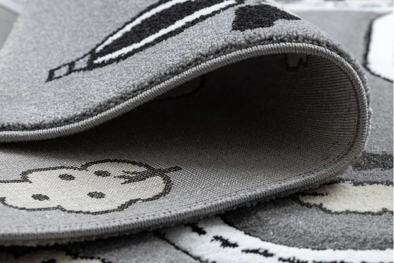 Dywany Łuszczów, Detský kusový koberec Petit Town streets grey, 200x290, šedá, detská izba