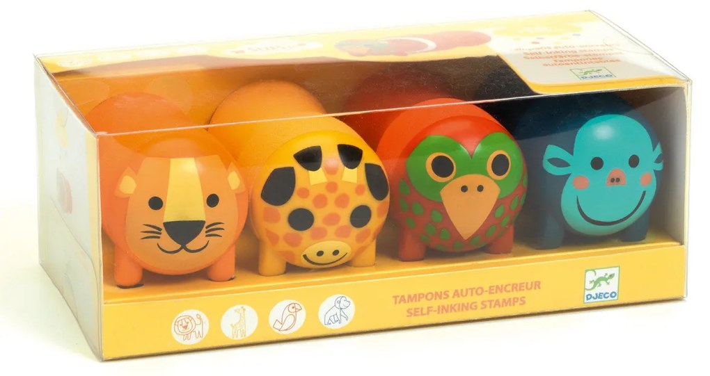 Detské ergonomické pečiatky - zvieratká zo safari