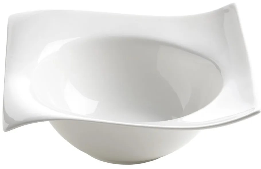 Biela porcelánová miska Maxwell & Williams Motion, 19 x 19 cm