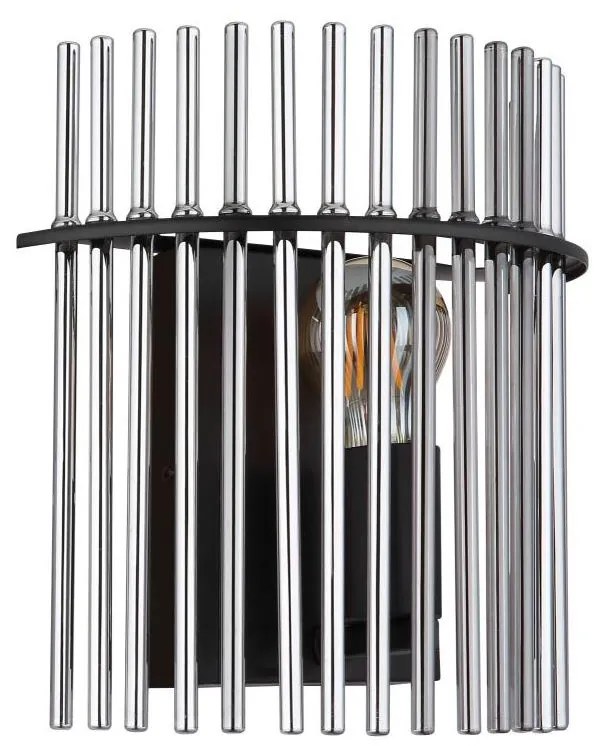 Globo 15698W - Nástenné svietidlo GORLEY 1xE27/60W/230V čierna