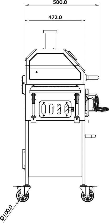 Multifunkčný gril s udiarňou Avenberg RANGLER