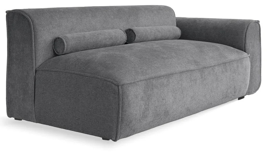 Sivý modul pohovky (pravý roh) Flex Felix – Miuform