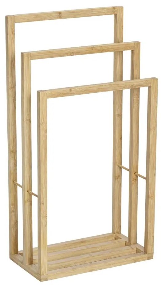 WENKO 25629100 - Stojan na uteráky BAMBUSA 42,5x82 cm hnedá