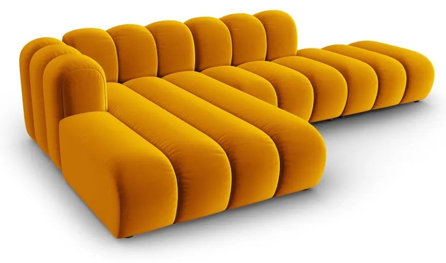 Žltá rohová pohovka (ľavý roh) Lupine – Micadoni Home