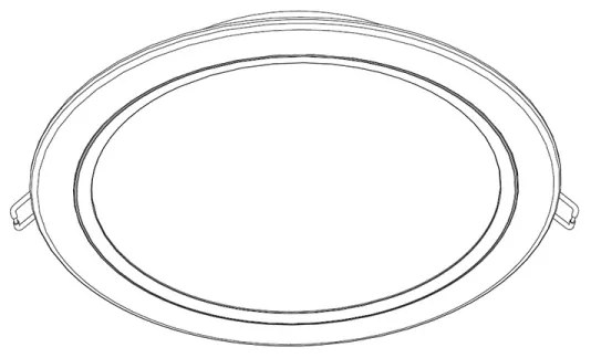 Philips 80088/17/16 - LED podhľadové svietidlo RASTABAN 1xLED/20W/230V