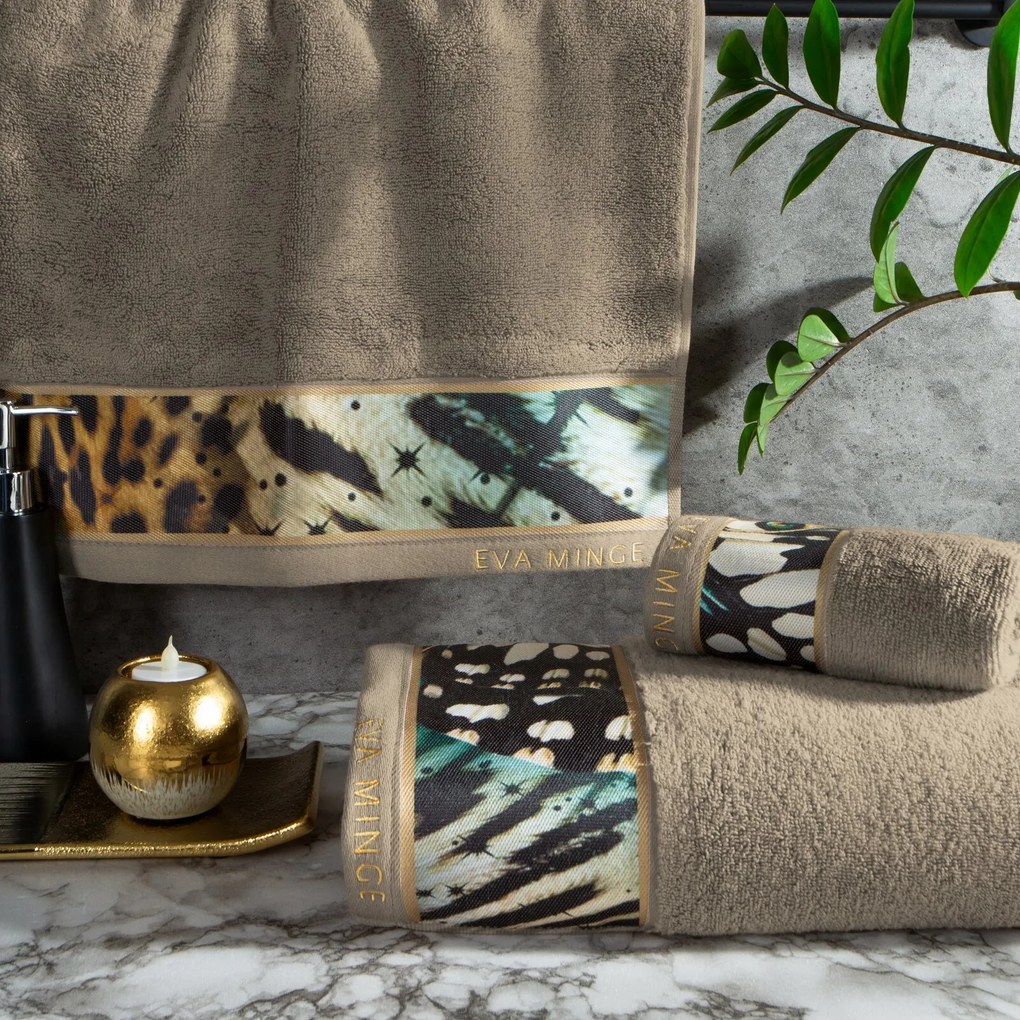 FROTÉ UTERÁK EVA MINGE15 SADA 1KS 30X50 CM, 1KS 50X90 CM, 1KS 70X140 CM BÉŽOVÁ