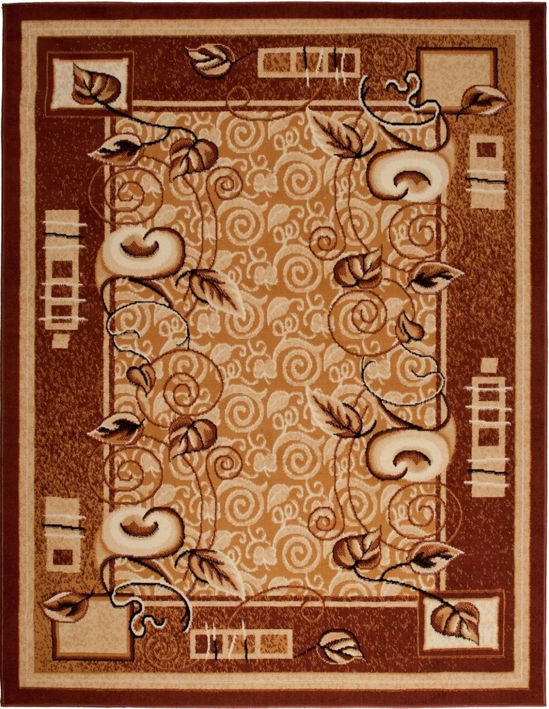 TA Koberec E952A HNEDÝ ATLAS PP Rozmer: 160x220 cm