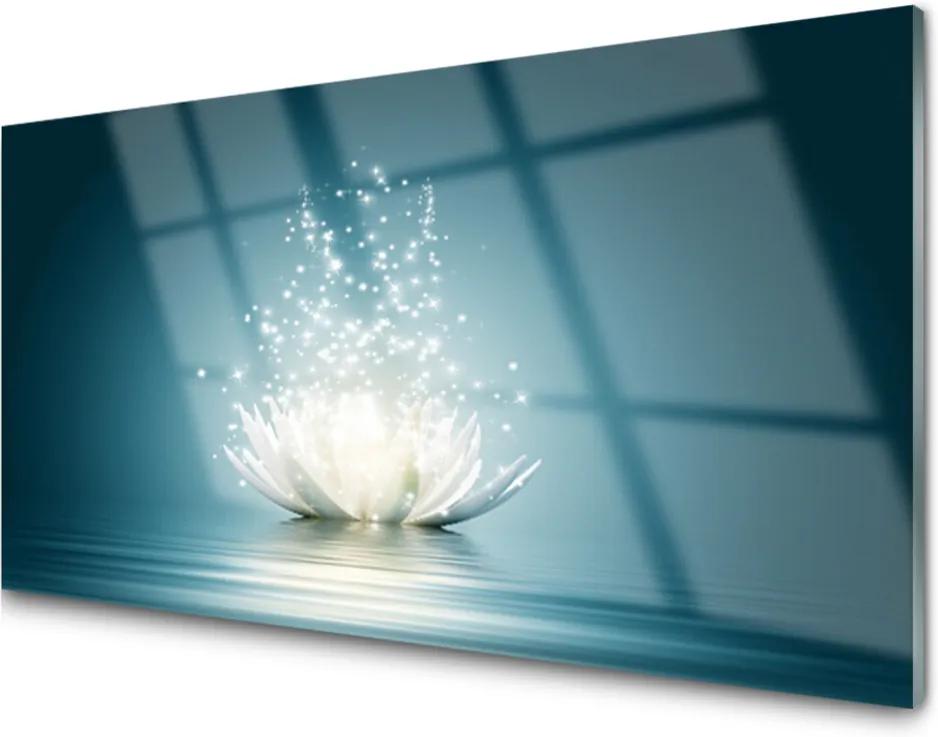 Obraz na akrylátovom skle Sklenený Kvet Lotosu