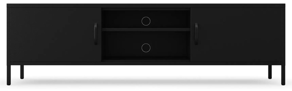 RTV skrinka XL ROSARIA 1700 x 400 x 500, čierna