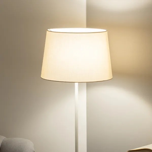 Brilagi - LED Stojacia lampa CERIA 1xE27/40W/230V priemer 30 cm béžová/biela