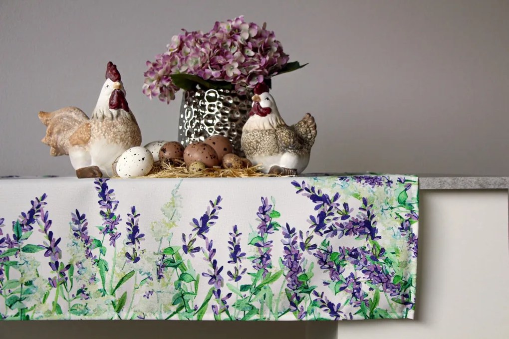 Behúň na stôl Levandule, 150x40 cm