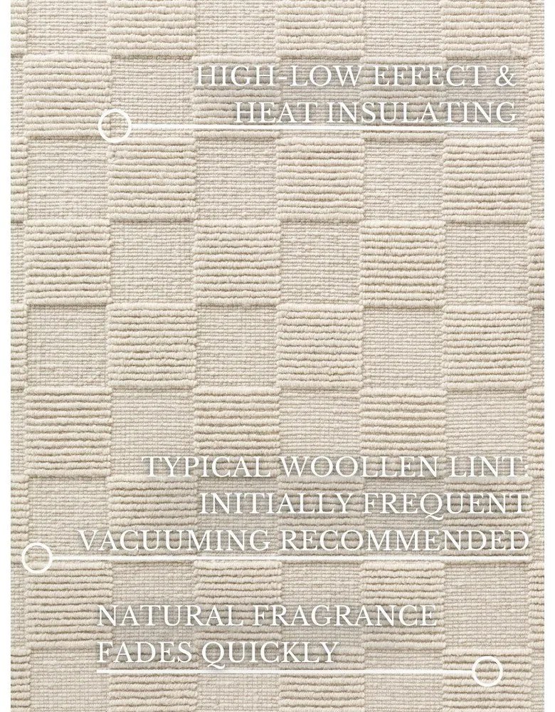 Krémový ručne tkaný vlnený koberec 200x300 cm Scala – Villeroy&amp;Boch