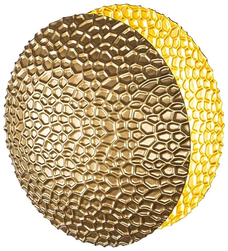 LED nástenné svietidlo v zlatej farbe ø 21 cm Yosma – Opviq lights