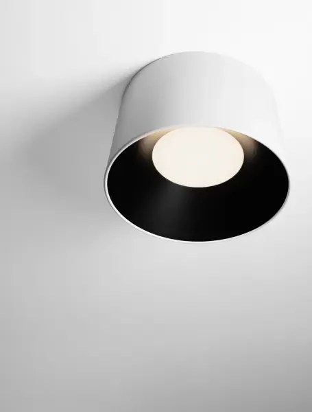 LED bielo-čierne moderné stropné svietidlo Atil 50