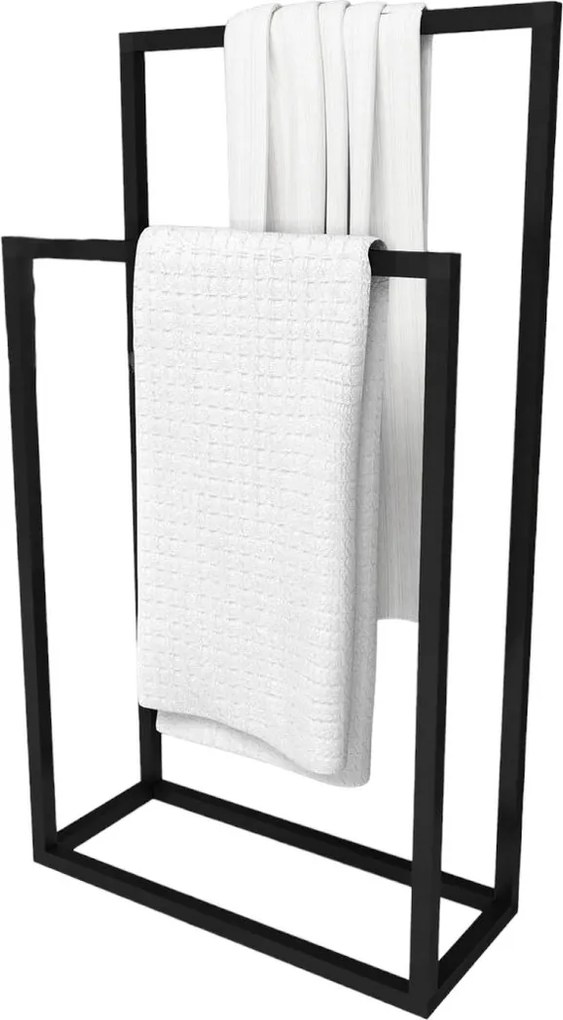 Držiak na uteráky FABERO, čierna