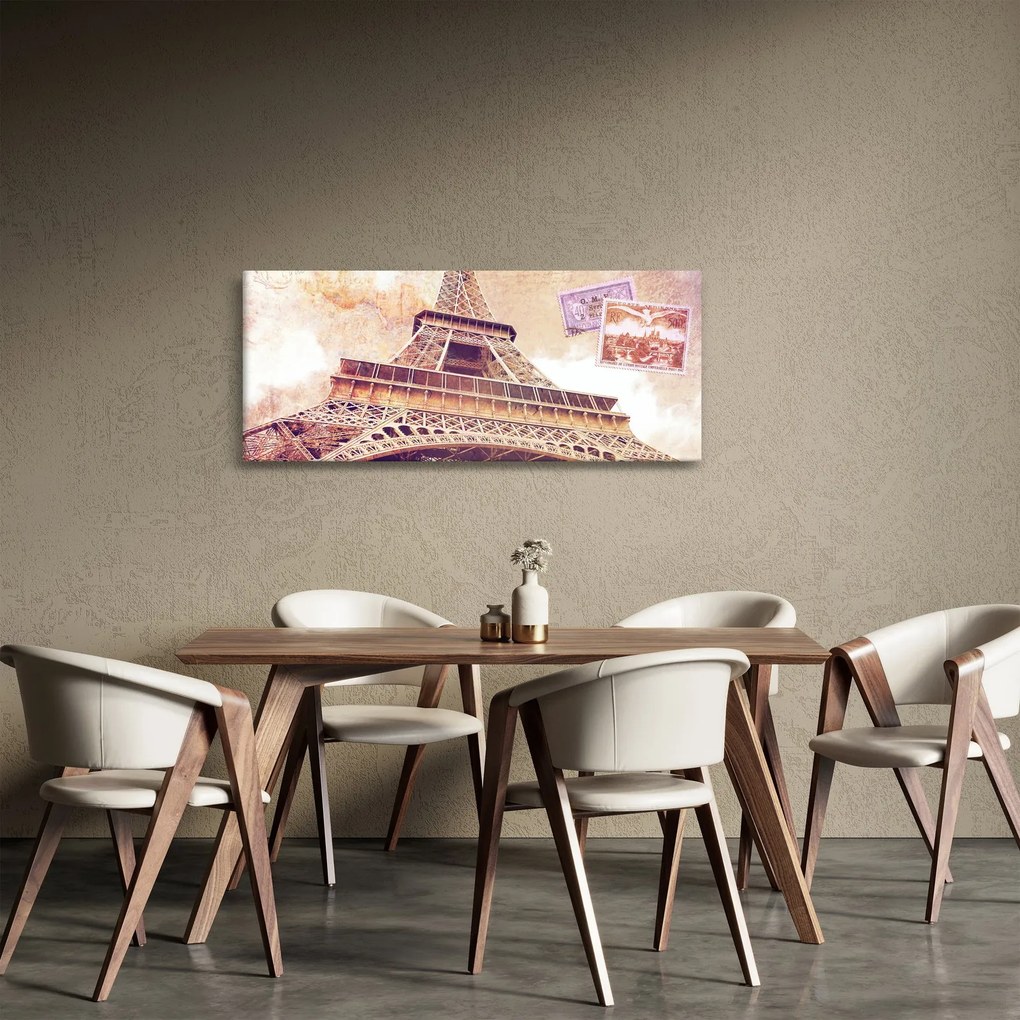 Obraz - Pohľad z Paríža (120x50 cm)