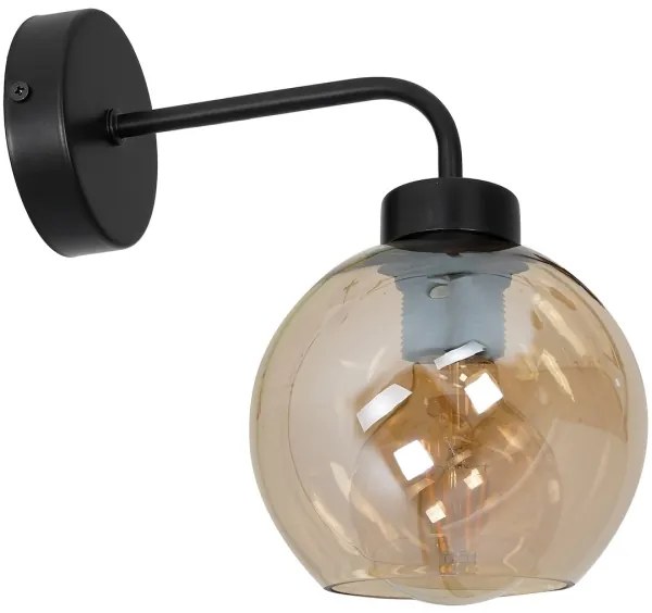 Náhradné sklo univerzálne SOFIA E27, priemer 20 cm, dymovo-béžové