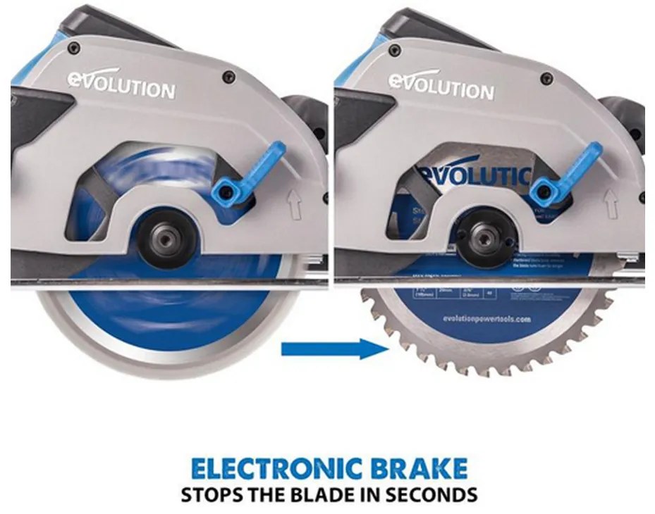 Okružná píla EVO S185CCSL 1600W s kotúčom na oceľ EV000181.S